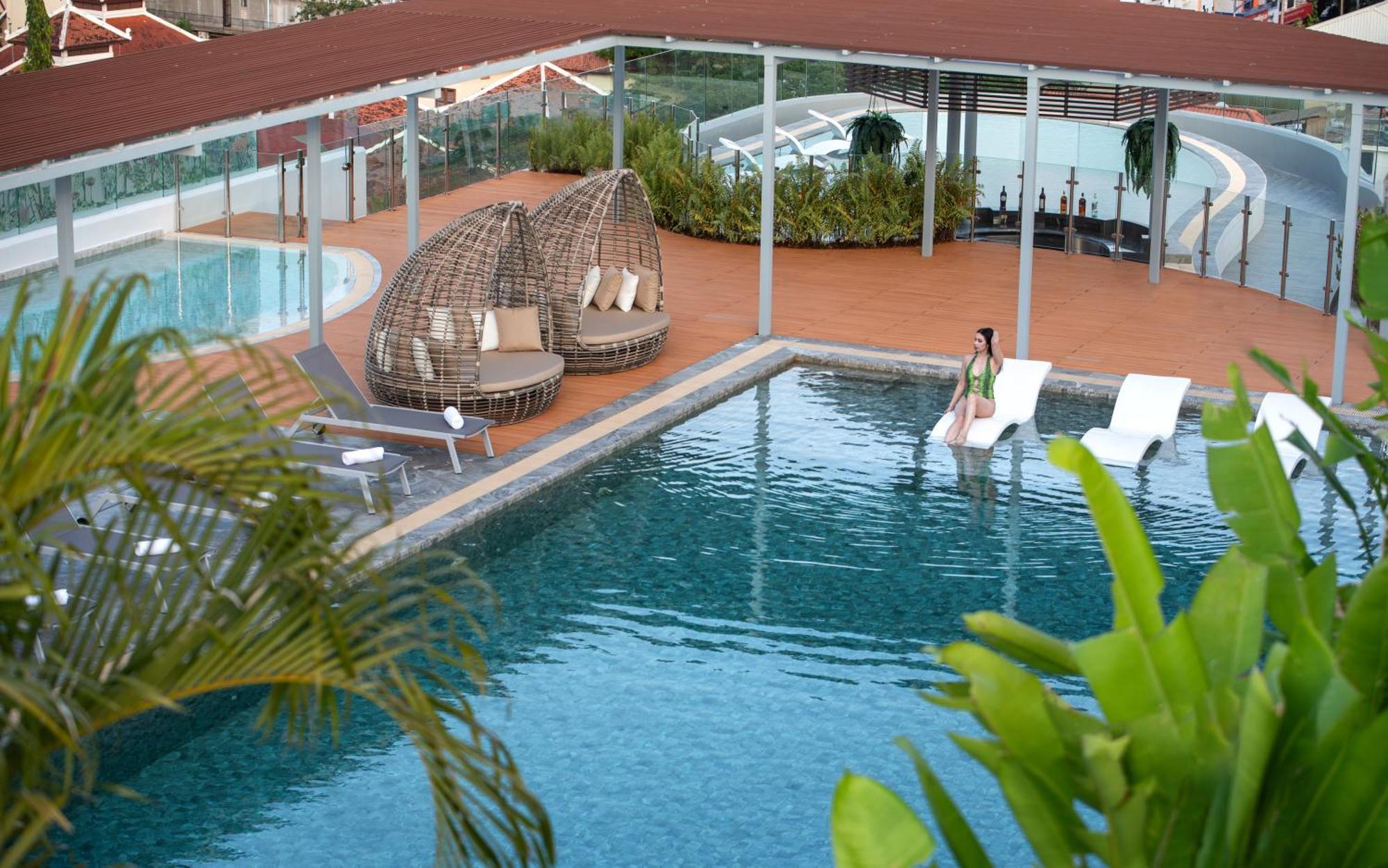 Koulen Central Hotel Ciudad de Siem Riep Exterior foto
